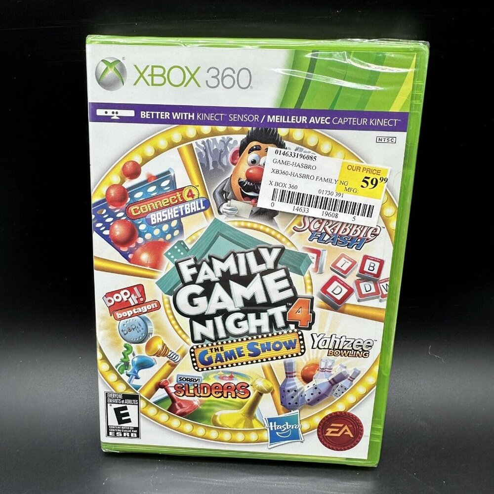 Family Game Night 4 the game show XBOX 360 Brand New Video Game Sealed